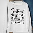 Sisters Cruise Trip In Progress 2024 Sisters Cruise Vacation Sweatshirt Gifts for Old Women