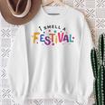 I Smell A Festival Music Cultural Party Sweatshirt Gifts for Old Women