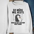 So Müde Wie Heute Penguin Pyjamas Costume Nightdress Penguin Sweatshirt Geschenke für alte Frauen