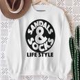 Sock Hop Beach Lifestyle Clothes Sweatshirt Gifts for Old Women