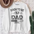 Soon To Be Dad New Daddy Father's Day Heartbeat Sweatshirt Gifts for Old Women