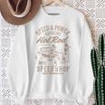 Speed & Power Gasoline Hot Rod Speed Shop Sweatshirt Gifts for Old Women