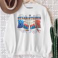 Stars Stripes Beer America Flag 4Th Of July Independence Day Sweatshirt Gifts for Old Women