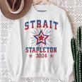 Strait Stapleton Patriotic Stars Usa America Concert Sweatshirt Gifts for Old Women