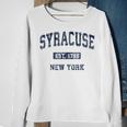 Syracuse New York Ny Vintage Athletic Sports Sweatshirt Gifts for Old Women