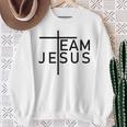 Team Jesus Cross Religion Jesus Believe Sweatshirt Geschenke für alte Frauen