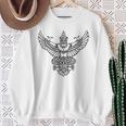 Thai Garuda Emblem Thailand Seal Hindu Buddhist Sweatshirt Gifts for Old Women