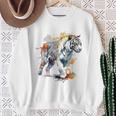 Tigre Colorido Arte Zoo Animal Tigre Camisa de entrenamiento Regalos para ancianas