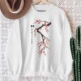 Tokyo Japanese Cherry Blossoms Print Sweatshirt Gifts for Old Women