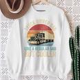 Truck Driver Dad Like Regular Dad But Cooler Father's Day Sweatshirt Gifts for Old Women