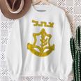 Tzahal Israel Defense Forces Idf Israeli Military Army Sweatshirt Gifts for Old Women