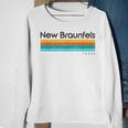 Vintage New Braunfels Tx Texas Usa Retro Sweatshirt Gifts for Old Women