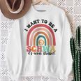 I Want To Be A Schwa It's Never Stressed Science Of Reading Sweatshirt Gifts for Old Women