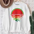 Watermelon Summer Sunset Fruit Watermelon Sweatshirt Geschenke für alte Frauen