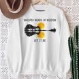 Whisper Words Of Wisdom Let-It Be Guitar Lake Shadow Sweatshirt Gifts for Old Women