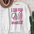 Women's Matching Couple Easter Wife I Am His Honey Sweatshirt Gifts for Old Women