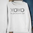 Xoxo For God So Loved The World Easter Love Letters Sweatshirt Gifts for Old Women