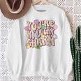 You're My Lucky Charm Feeling Lucky Vibes StPatrick' Day Sweatshirt Gifts for Old Women