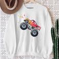 Youth 5 Year Old Monster Truck Car 5Th Birthday Boy Sweatshirt Gifts for Old Women