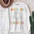 Youth 7Th Birthday Soccer Lover 7 Years Old Vintage Retro Sweatshirt Gifts for Old Women