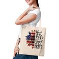 4Th Of July Sunflower Home Of The Free Because Of The Brave Tote Bag