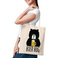Funny Oktoberfest Design Bier Beer Bear Hug German Party Tote Bag
