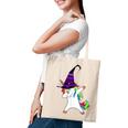 Halloween Dabbing Unicorn Witch Hat Witchcraft Costume Gift Tote Bag