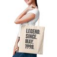 Legend Since May 1998 Birthday Gift For 23 Years Old Man Tote Bag