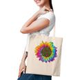 Tie Dye Sunflower Peace Love 60S 70S Hippie Retro Vintage Tote Bag