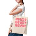 Vintage White Howdy Rodeo Western Country Southern Cowgirl V2 Tote Bag