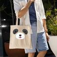 Cute Bear Panda Face Diy Easy Halloween Party Easy Costume Tote Bag