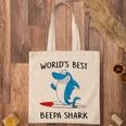 Beepa Grandpa Gift Worlds Best Beepa Shark Tote Bag