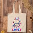 Bisexual Gaymer Geek Pride Lgbt Video Game Lovers Gift Cat Tote Bag