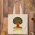 Black African American Melanin Afro Queen June Birthday Tote Bag