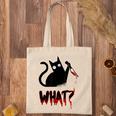 Cat What Murderous Black Cat With Knife Halloween Costume Tote Bag