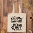 Currently Unsupervised I Know It Freaks Me Out Too Sarcastic Funny Quote Black Color Tote Bag