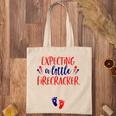 Expecting A Little Firecracker New Mom 4Th Of July Pregnancy Tote Bag