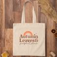 Fall Retro Autumn Leaves Pumpkins Please Thanksgiving Quotes Autumn Season Tote Bag