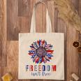 Freedom Isn’T Free Sunflower Memorial Day 4Th Of July Summer Tote Bag