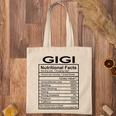Gigi Grandma Gift Gigi Nutritional Facts Tote Bag