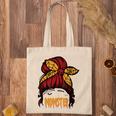 Messy Bun Halloween 2021 Costumes Women Momster Funny Spooky Tote Bag
