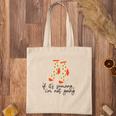 Retro Christmas If Its Snowing Tote Bag