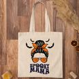 Retro Halloween Spooky Mama Messy Bun Funny Costume For Mom Tote Bag