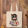 Spooky Mama Skull Halloween Womens Messy Bun Witch Tote Bag