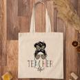 Teacher Life Leopard Badass Teacher Gift Tote Bag
