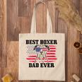 Womens Best Boxer Dad Ever Dog Patriotic 4Th Of July American Flag Tote Bag