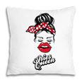 Aries Girls Aries Queen With Red Lip Gift Birthday Gift Pillow