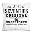 Born In 1970S Birthday Built In Seventies Birthday Gifts Pillow