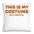 Funny Waffle Halloween Costume Trick Or Treat Party Pillow
