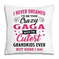 Gaga Grandma Gift I Never Dreamed I’D Be This Crazy Gaga Pillow